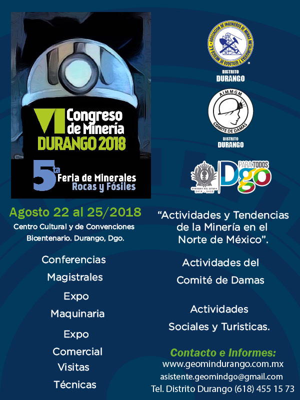 VI Congreso de Minería Durango 2018