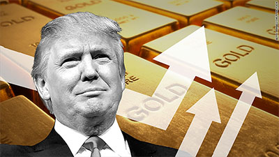 Oro sube mientras inversores esperan anuncio de Trump